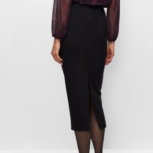 ✨NWT✨ Midi Black Pencil Skirt